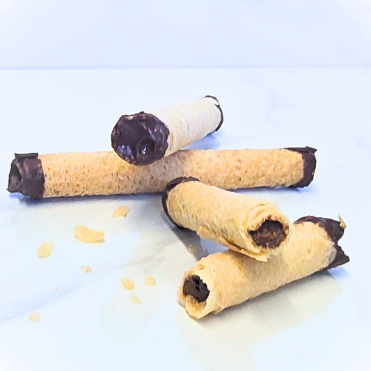 Bar Milán Barquillos sin Gluten Rellenos con Pasta de Avellanas Europeas y Cacao 3 Unidades