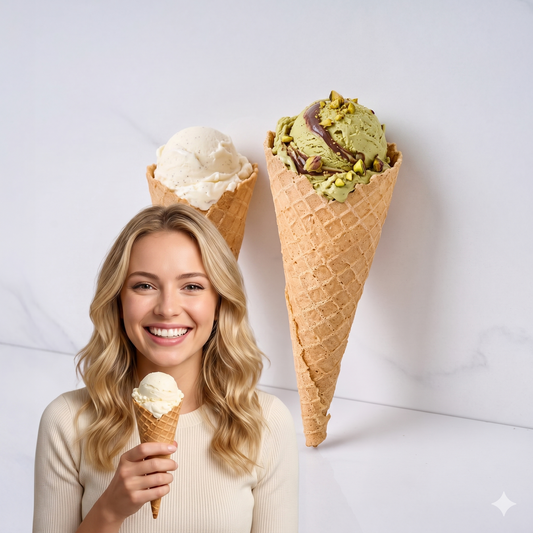 8 Conos de Helado Libres de Gluten