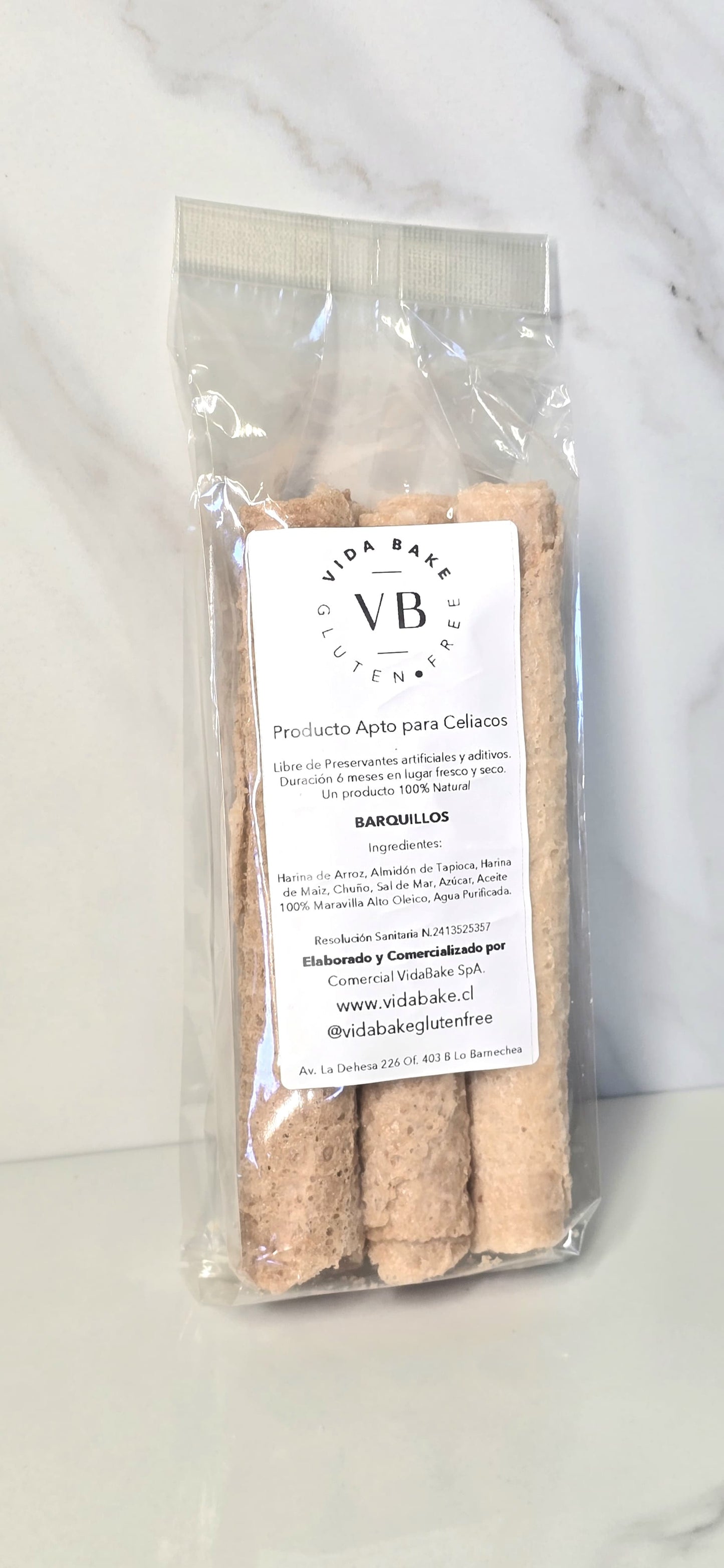 Barquillos Libres de Gluten y Lácteos 5 unidades