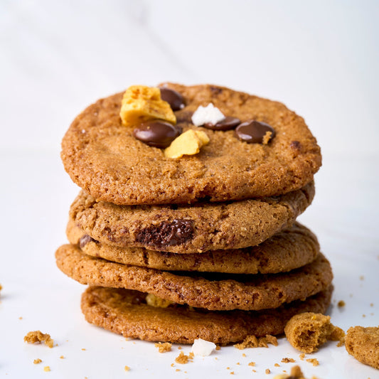Chocolate Chip Cookies con un toque de Sal de Mar Libres de Gluten 8 unidades - Vida Bake