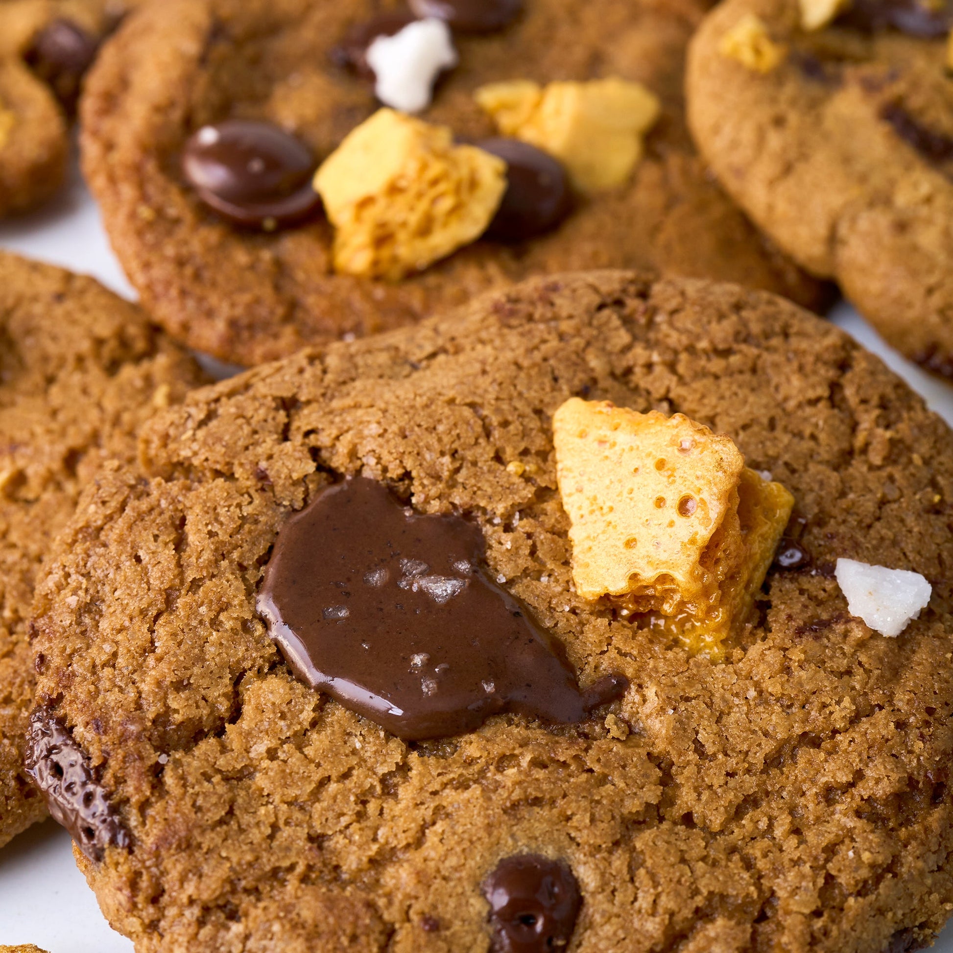Chocolate Chip Cookies con un toque de Sal de Mar Libres de Gluten 8 unidades - Vida Bake