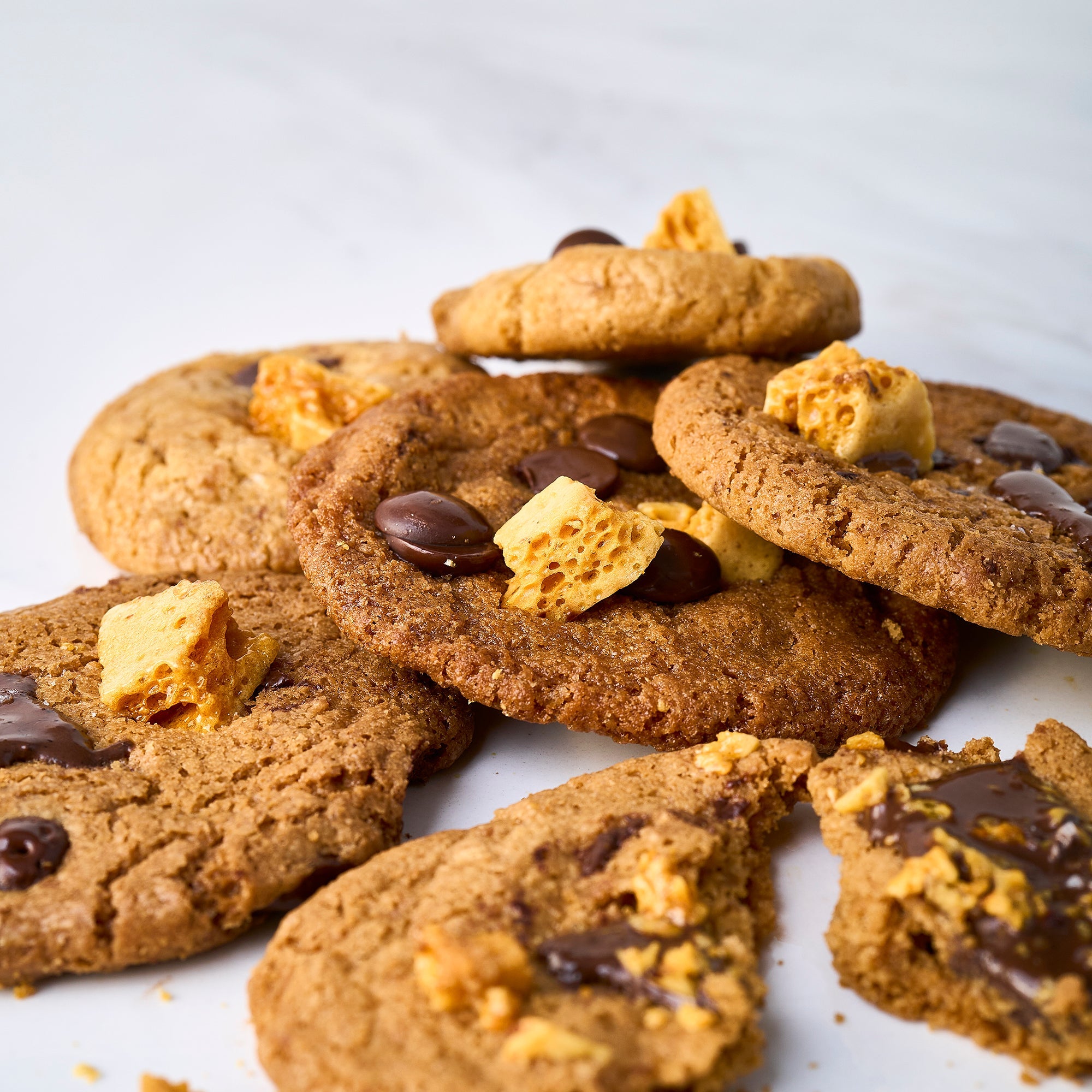 Chocolate Chip Cookies con un toque de Sal de Mar Libres de Gluten 8 unidades - Vida Bake