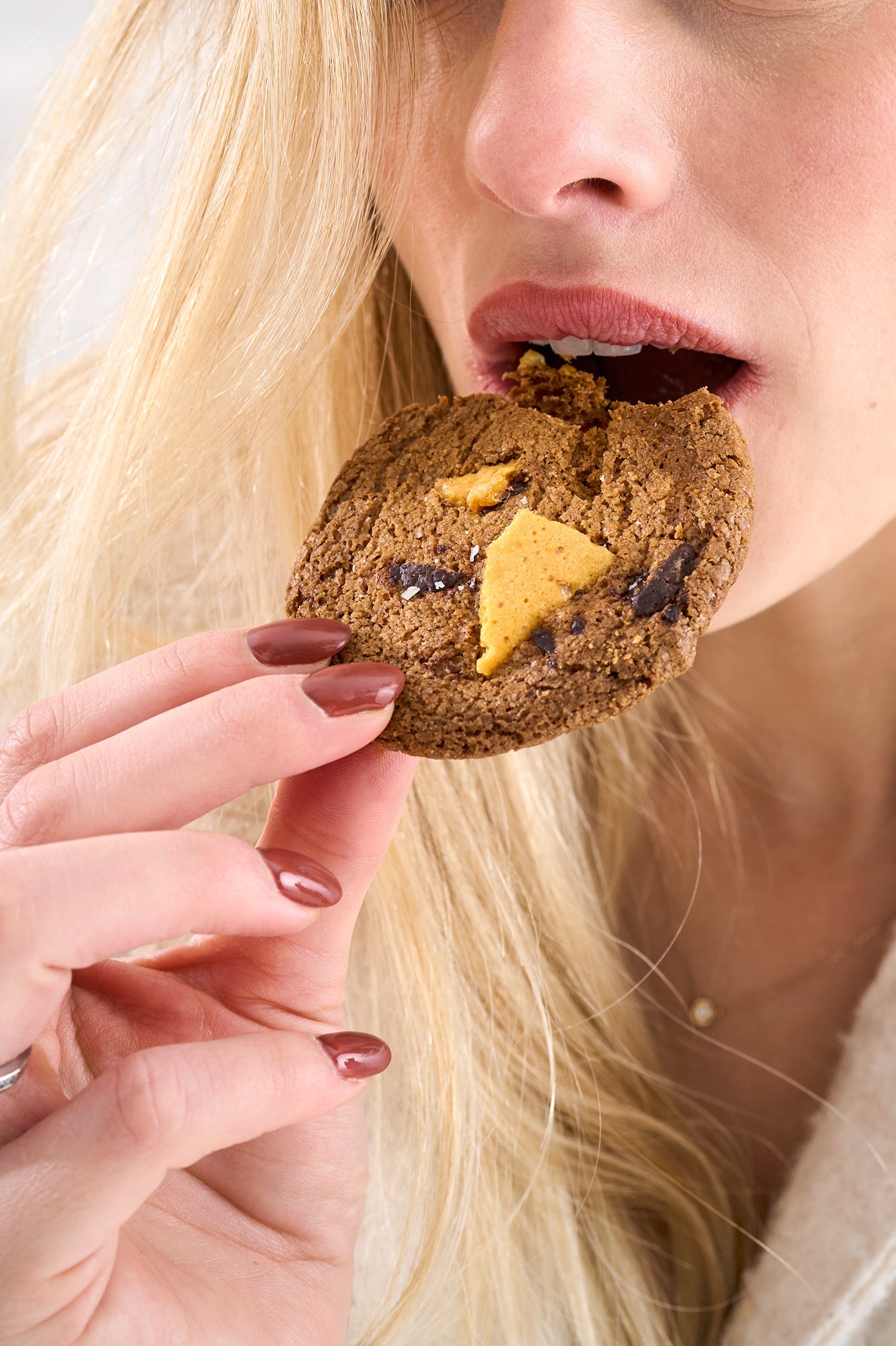 Chocolate Chip Cookies con un toque de Sal de Mar Libres de Gluten 8 unidades - Vida Bake