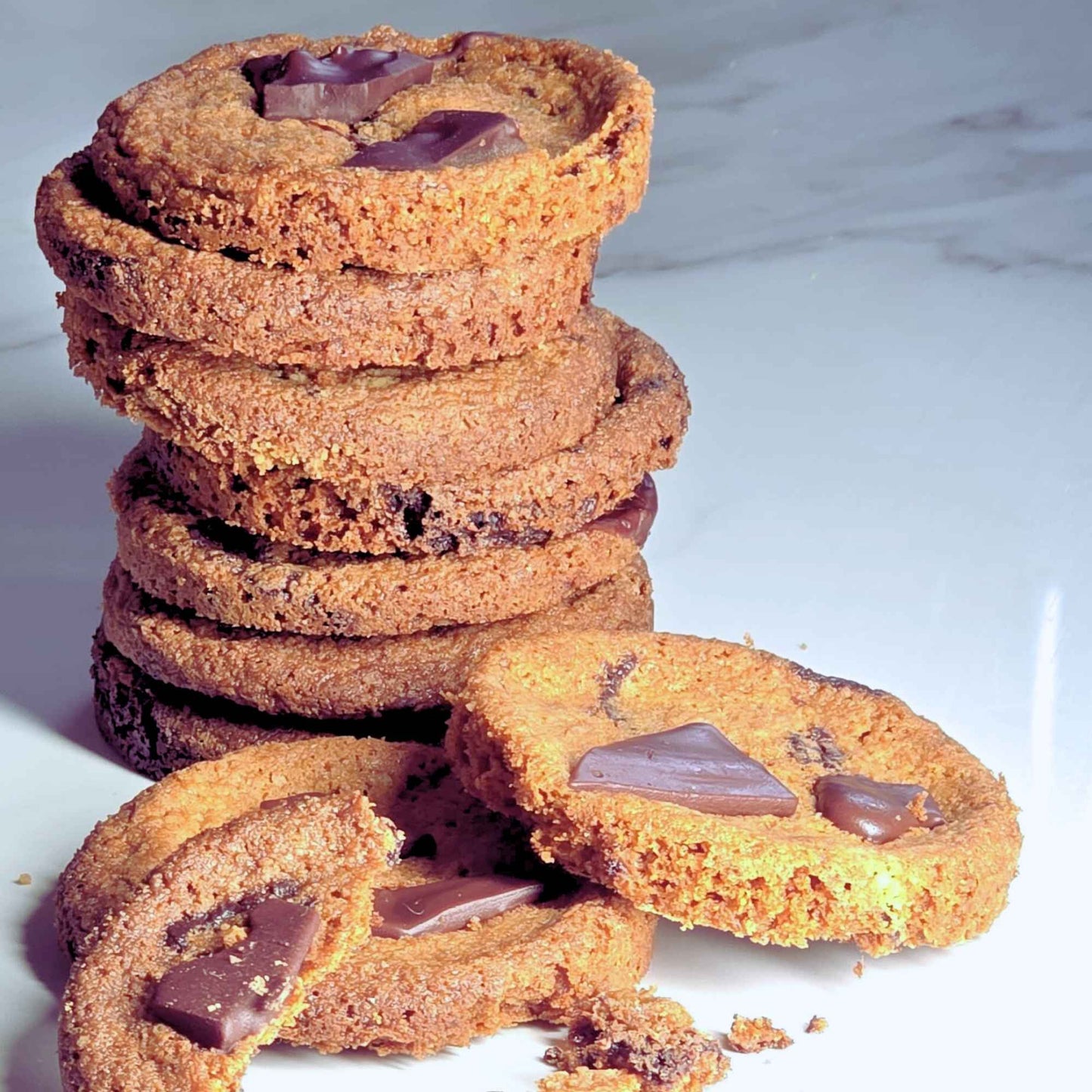 Chocolate Chip Cookies Sin Gluten|Sin Azúcar 7 unidades - Vida Bake