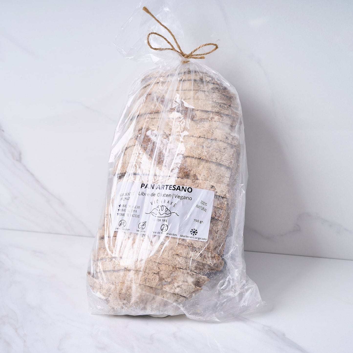 Pan Artesano - 900 gr - Libre de Gluten - Vida Bake