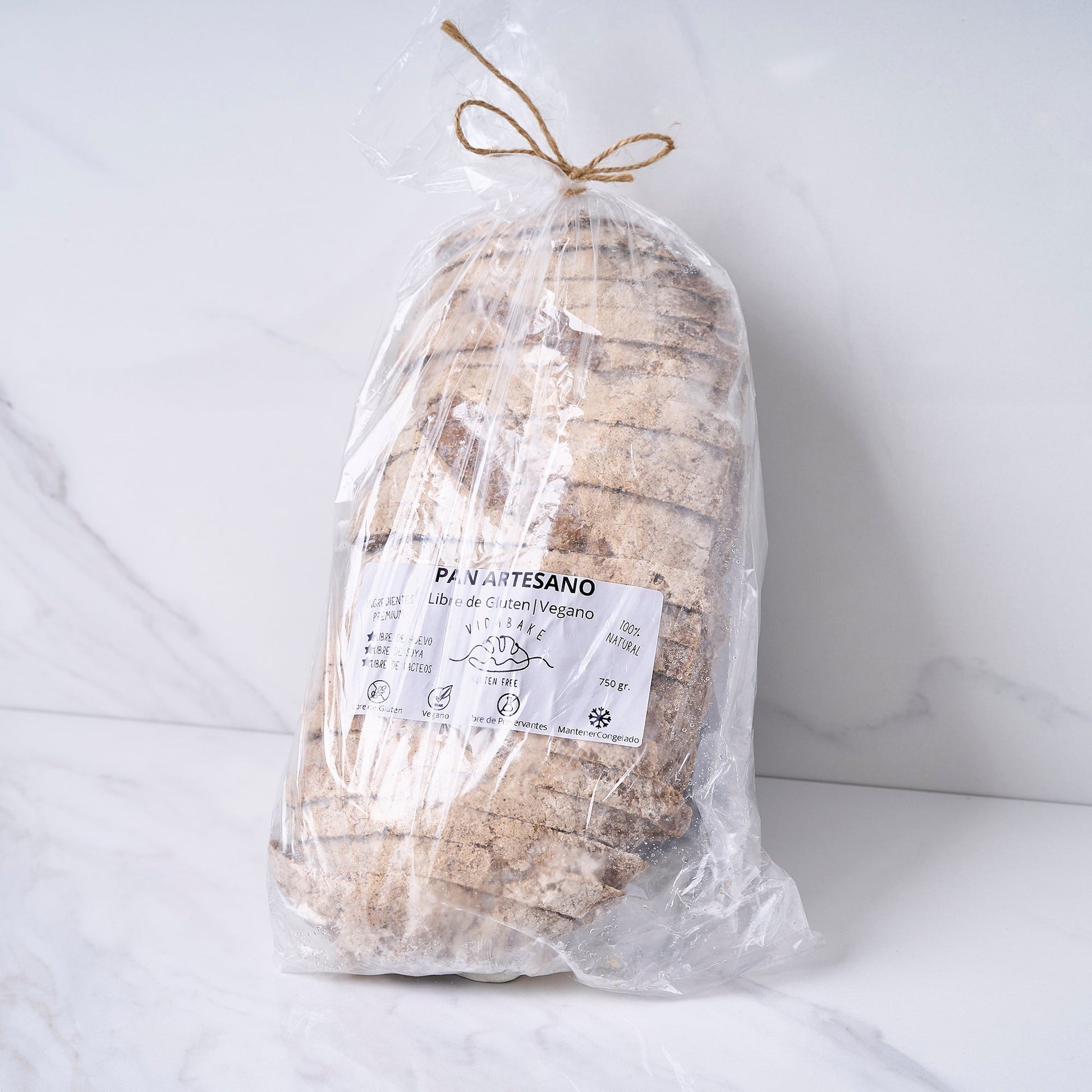 Pan Artesano - 900 gr - Libre de Gluten - Vida Bake