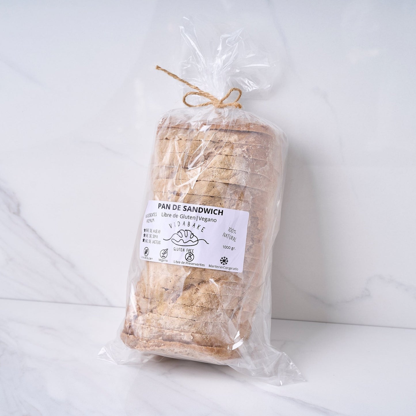 Pan de Sandwich Libre de Gluten 1 kilo - Vida Bake