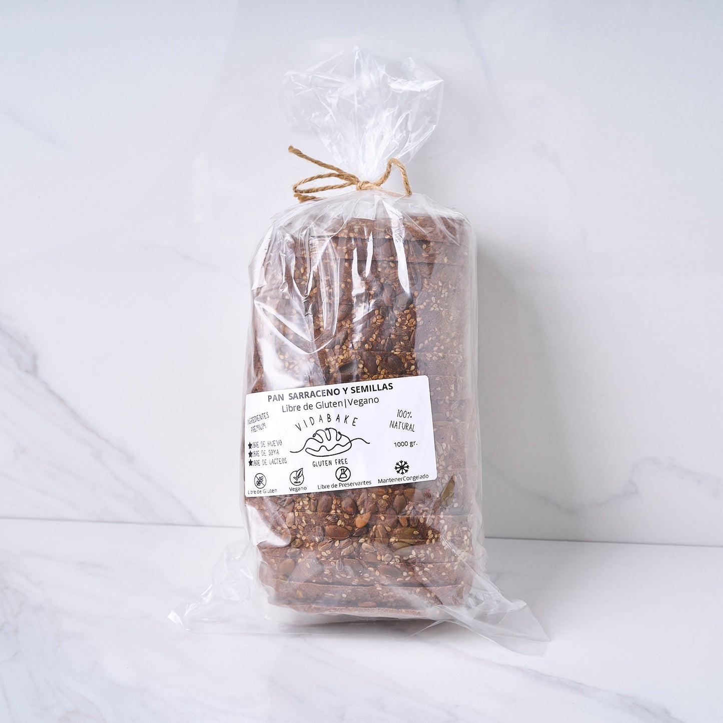 Pan de Sarraceno y Semillas 1 Kilo - Vida Bake