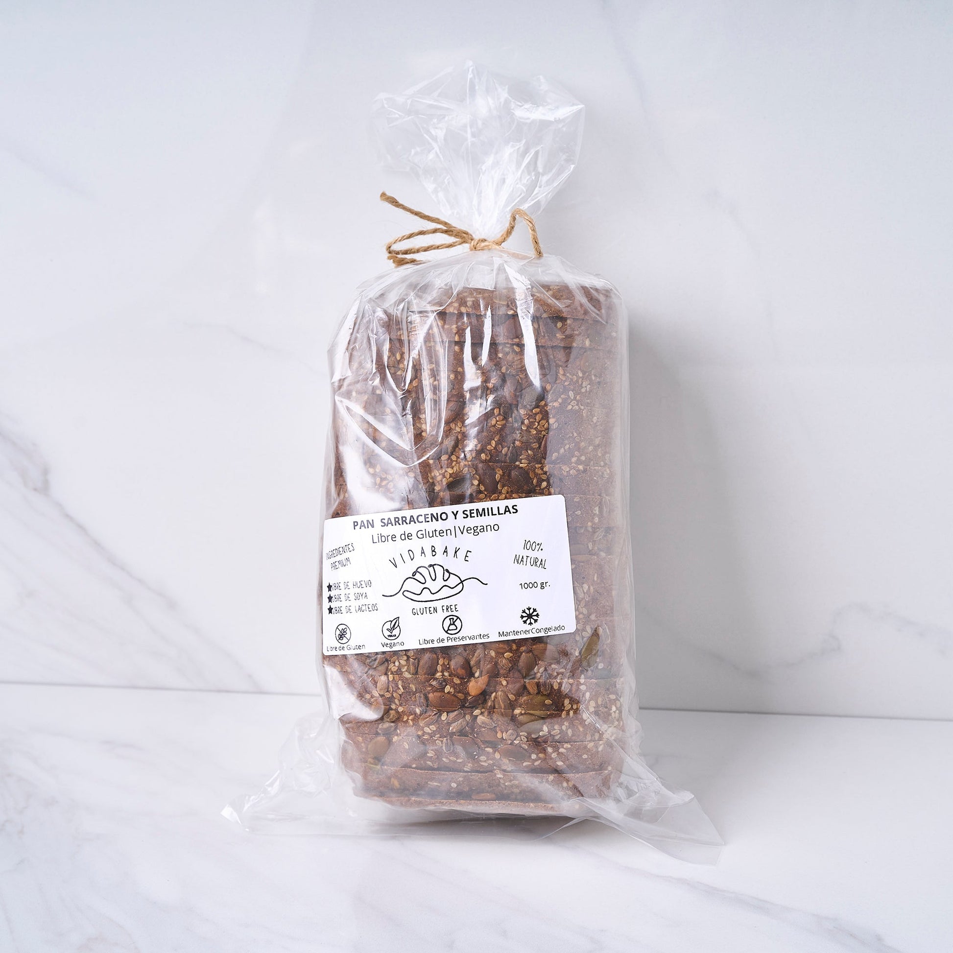 Pan de Sarraceno y Semillas 1 Kilo - Vida Bake